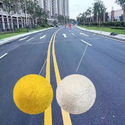 kupić Odporna na zadrapania termoplastyczna farba do oznakowania dróg o grubości folii 0,5-1,0 mm i czasie suszenia 5-10 minut produkcja online