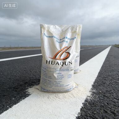 Szybkoschnąca termoplastyczna farba do znakowania dróg z wysoko widocznymi mikrokulkami szklanymi dla trwałej powłoki bezpieczeństwa drogowego