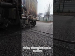 Żółta farba termoplastyczna