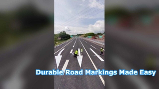 Jak namalować strzałki na autostradzie za pomocą prostych narzędzi?