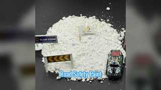 Szybkoschnąca farba drogowa do kontroli ruchu drogowego